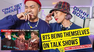 Couple First Time Watch Reaction to BTS being BTS on Talk Show