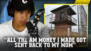 Jalek Swoll talks about his father going to prison, sending his mom his amateur prize money...