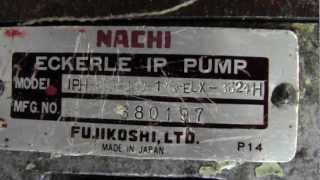 NACHI ECKERLE IP HYDRAULIC PUMP TYPE : 66A 100 125 ELX 3624H