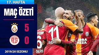 ÖZET: Galatasaray 5-0 Antalyaspor | 17. Hafta - 2019/20
