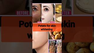 How to use potato for skin whitening😱 Potato scrub for skin whitening🤩and darks spots removal#shorts