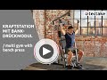 Produktvideo Kraftstation home gym mit Bankdrückmodul | tectake