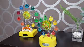 Mini Ferris Wheel WIindup Music Box; 미니 페리휠 관람차 미니어처 오르골, 생일선물, 태교음악, 소품, 여친선물, 크리스마스선물, 돌답례품, 기념품