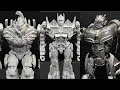 New Transformers model kit action figures on display by Yolopark