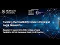 ACJI: Tackling the Credibility Crisis in Empirical Legal Research