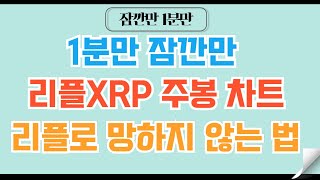 [✅1분코인#171] 리플XRP 주봉 넓게 보자/ 코린이가 망하지 않는 법 #비트코인 #이더리움 #리플xrp #리플 #리플코인 #코인 #코인전망 #도지코인