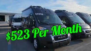 Live In A Van | EVERYTHING YOU NEED | Thor RIZE 18M Class B Motorhome $523 Per Month or $89,998