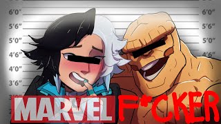 Marvel Rivals voice actors cursing but its The Thing and Human Torch (an animation)