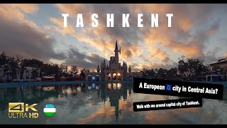 You probably have never heard of this city. Tashkent 4k walking tour.