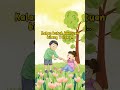 Lagu anak dengan animasi 4 kata ajaib |  Kalau berbuat salah bilang maaf TK PAUD Indonesia