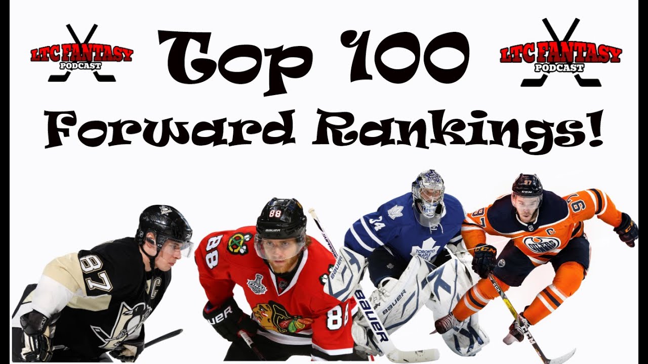 Fantasy Hockey - 22/23 Top 100 Forward Rankings - YouTube