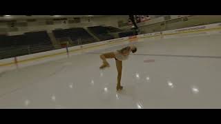 Figure Skater Performs Beautifully in Melbourne's O'Brien Arena - 1345789