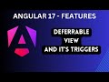 Deferrable views and it's triggers in angular | angular 17 features with examples | nihira techiees