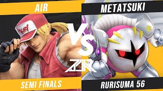 るりスマ#56 Semi Finals えあー(テリー) vs メタツキ(メタナイト) #スマブラSP #るりスマ