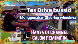 Tes Steering Wheel bus simulator Indonesia | buatan anak bangsa #Calon pemimpin