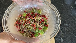 Healthy micro green salad |