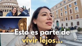 Vivir en el EXTRANJERO esto me pasa 🥹 siempre + 2 mexicanos en ROMA, ¿le gustó? Vlog en Italia 🇮🇹