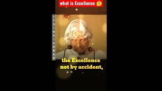 Rules for Excellence. APJ Abdul Kalam motivational speech.#shorts #motivation #itsindianbar