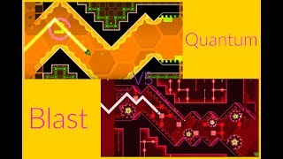 Blast processing vs Quantum processing comparison (Geometry dash 2.11)