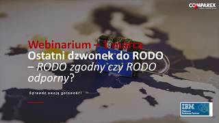 ZAPOWIEDŹ   webinar RODO 1 marca