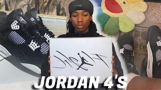 JORDAN 4 WHITE THUNDER PICKUP FROM UASHOE.RU?! (Shoe Unboxing + Try On)