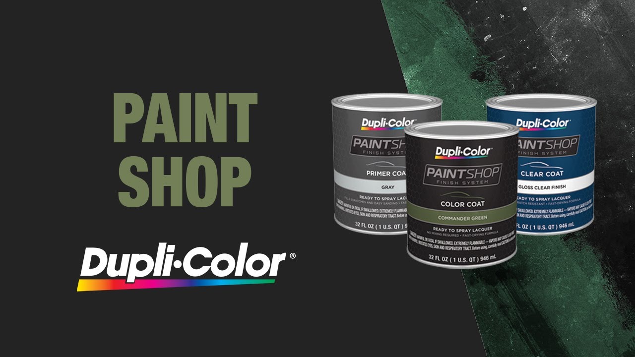 Dupli-Color® Paint Shop® Automotive Lacquer Finish System - YouTube