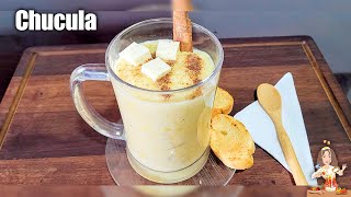 CHUCULA🇪🇨, colada de plátano🍌 maduro con leche🥛❤️❤️