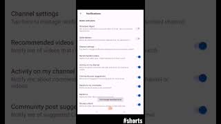 How to turn off notifications on youtube. #shorts #trending #youtubenotification #romove #viral #yt