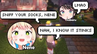 Nene Forgot She Was on Live Cam and Said TOO MUCH 💀📸 (Minecraft New World)