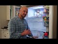 how to remove and clean bottom glass shelf in samsung refrigerator