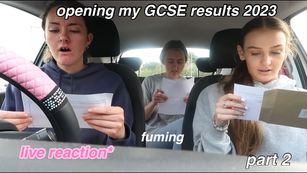 Opening My GCSE RESULTS!!*live Reaction* - YouTube