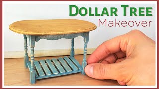 DIY Table to a KITCHEN ISLAND • Dollhouse Furniture Flip