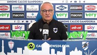 Ranieri pre Sampdoria-Parma: “Nessun presupposto per restare un altro anno”