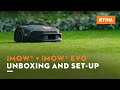 STIHL iMOW® robotic lawn mower I Unboxing and set-up