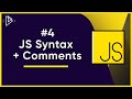#4 JavaScript Syntax and Comments (JSDoc) | JavaScript Full Tutorial