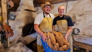 How People LIVE in Bucha, Ukraine Now. Baking Bread for the Refugees