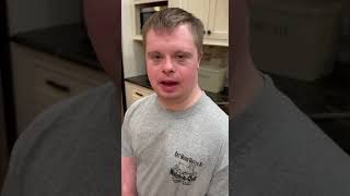 Drew’s Hot Honey Recipe 🤯 #shorts #cooking #mouthwatering #downsyndrome #food