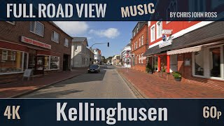 Kellinghusen, Germany: Overndorfer Straße, Lehmbergstraße, Lindenstraße - 4K UHD - Music Roads