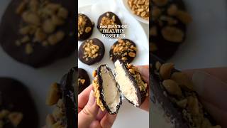Day 36 of Healthy Desserts: Chocolate Peanut Butter Bites🤩 #healthydessert #shortswithcamilla