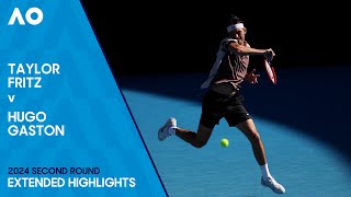 Taylor Fritz v Hugo Gaston Extended Highlights | Australian Open 2024 Second Round