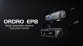 New ORDRO EP8 FPV Wearable Action 4K POV Camcorder Vlog Camera