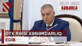 DTX rəisi xəbərdarlıq edib - Əli Nağıyev: Hər cür neqativ halların qarşısı qətiyyətlə alınacaq!