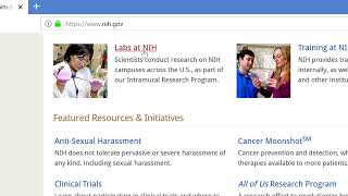 Searching the NIH Website for Intramural Research and Clinical Studies