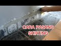 cara pasang skirting tile dengan mudah