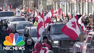 State Of Emergency In Ottawa As Truckers Protest Covid Vaccine Mandate