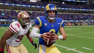 Los Angeles Rams vs San Francisco 49ers NFL Today 1/9/2022 | NFL Full Game Week 18 (Madden 22)