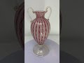 Vintage Murano Glass Filligrana Vase