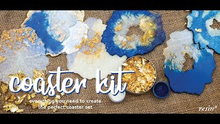 Introducing our Luxe Resin Agate Coaster Kit