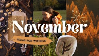 Witches' November Spells, Rituals \u0026 Activities