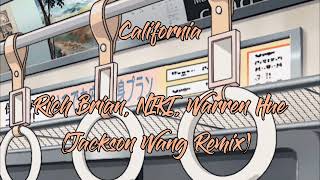 Rich Brian, NIKI, Warren Hue - California Lyrics (Jackson Wang Remix)